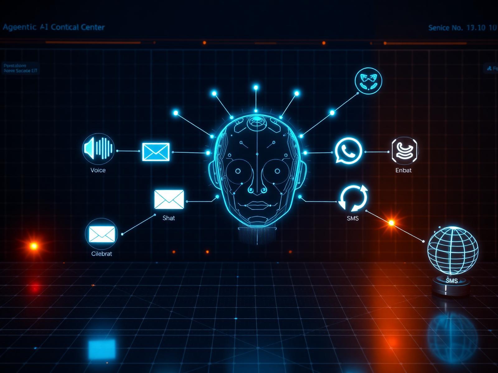 InfoX agentic AI orchestrating omnichannel customer conversations